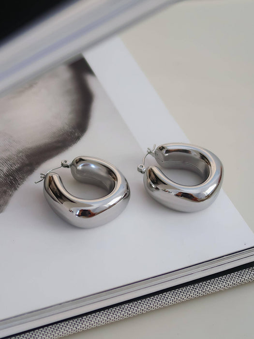 Hunter Hoop Earrings- 18K Gold