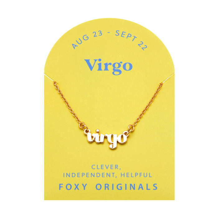 Zodiac Necklaces 14k Gold