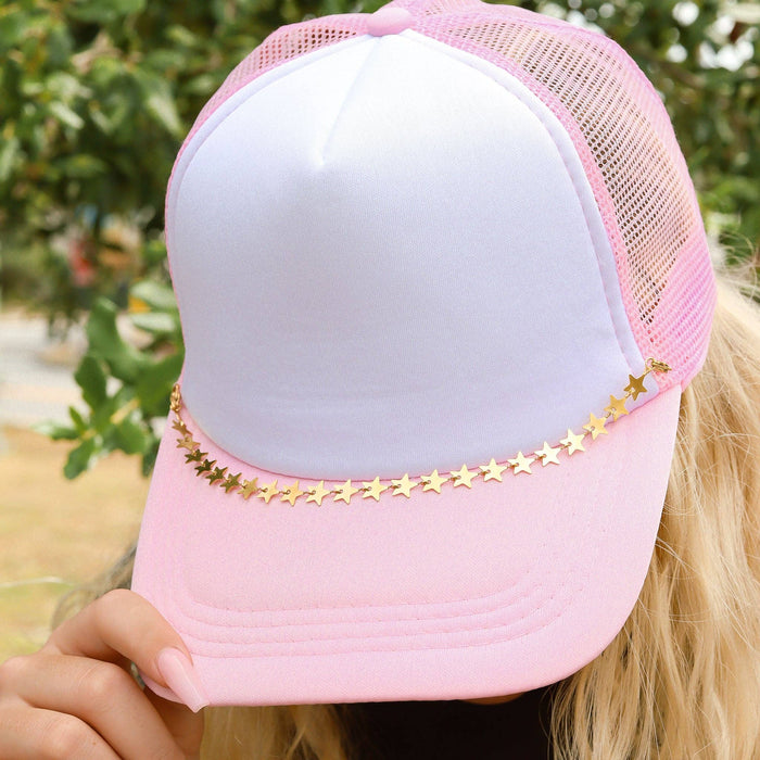 Trucker Hat Chain - 18K Gold