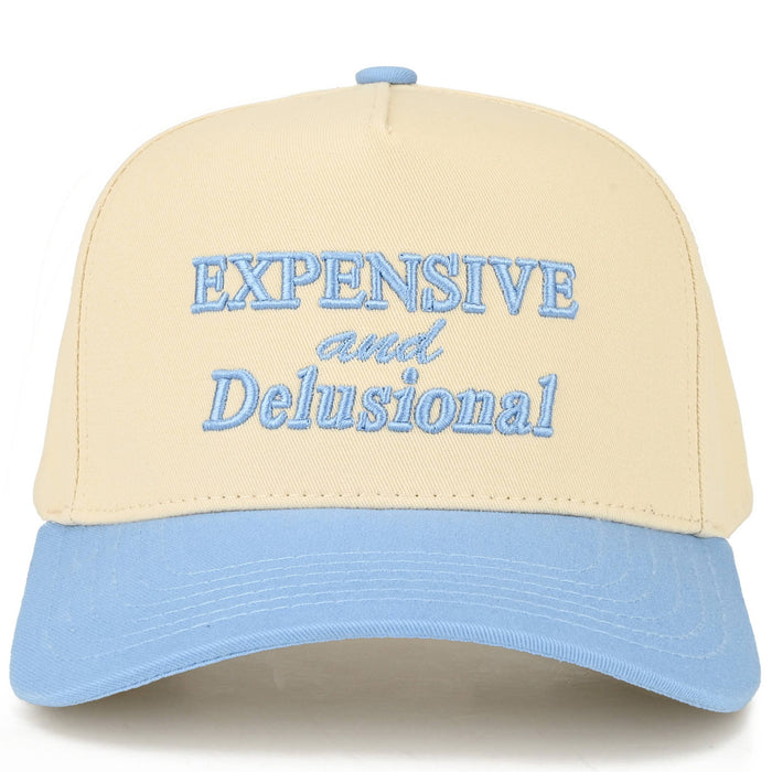 Expensive & Delusional Two Tone Trucker Hat