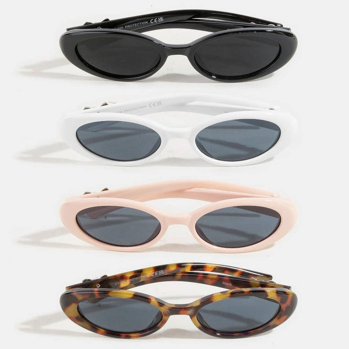 Oval Frame Sunglasses