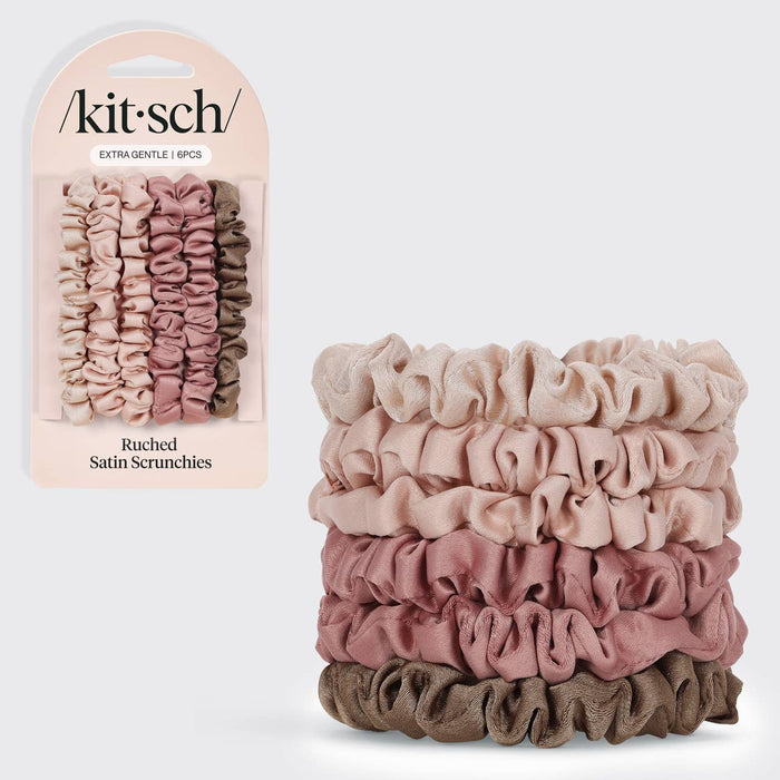 Satin Scrunchies -Terracotta