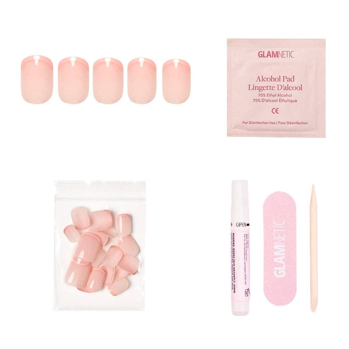 Glamnetic French Peach Press- On Nails