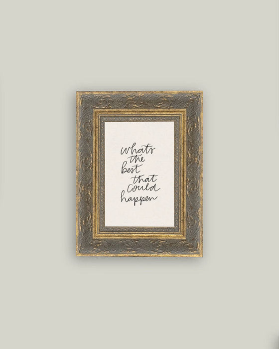 The Best That Could Happen Framed Antique Art