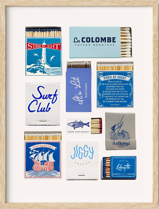Coastal Matches 3 Art Print