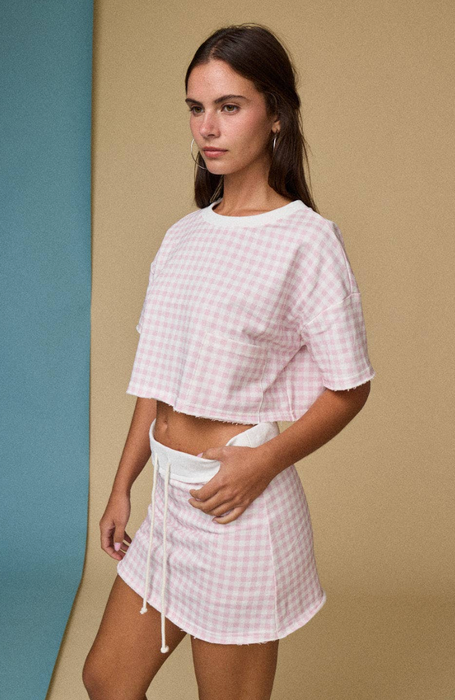 Gingham skort