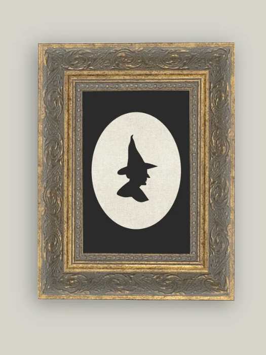 Witch Silhouette Wall Art
