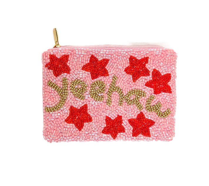 Cowgirl Beaded Coin Purse