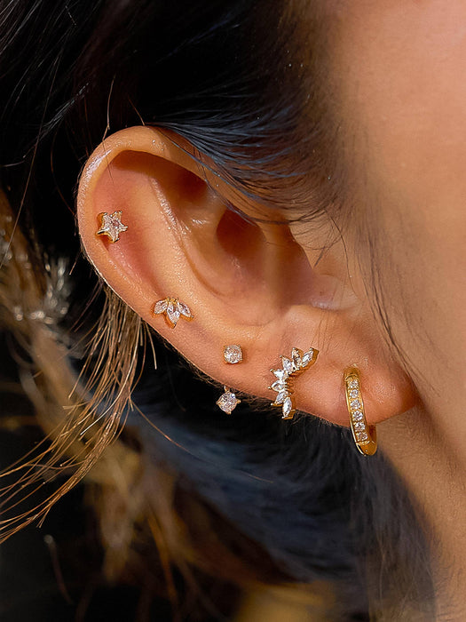 Novae Mix Earring Set - 18k Gold