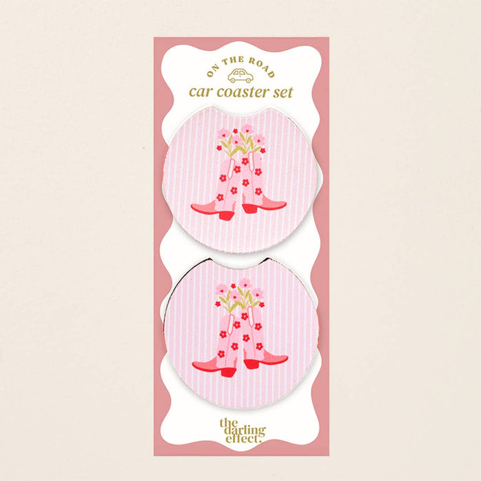 Car Coaster Set–Cowgirl Boots
