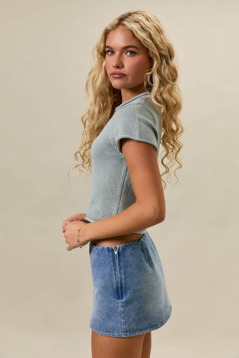 Button Down Knit Sweater