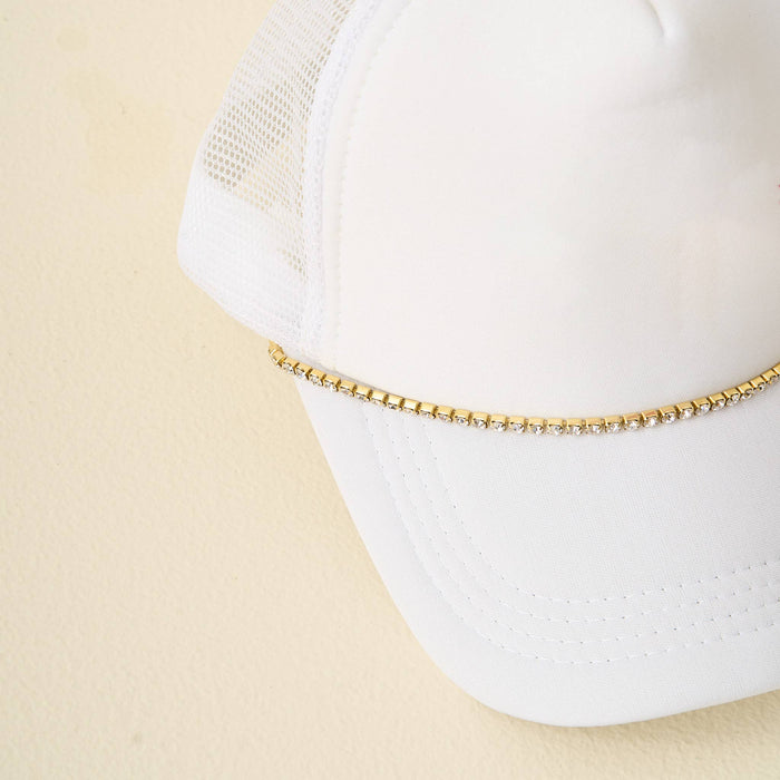 Trucker Hat Chain-Crystal Gem