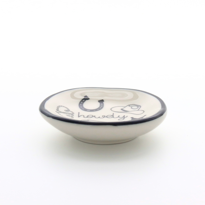 Howdy Western Ring Dish