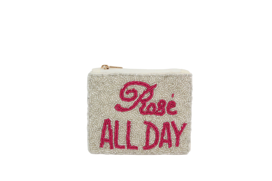 ROSÈ  Beaded Coin Purse