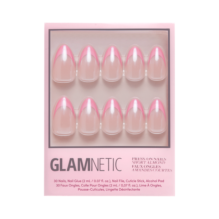 Glamnetic Bubble Gum Glaze Press-On Nails