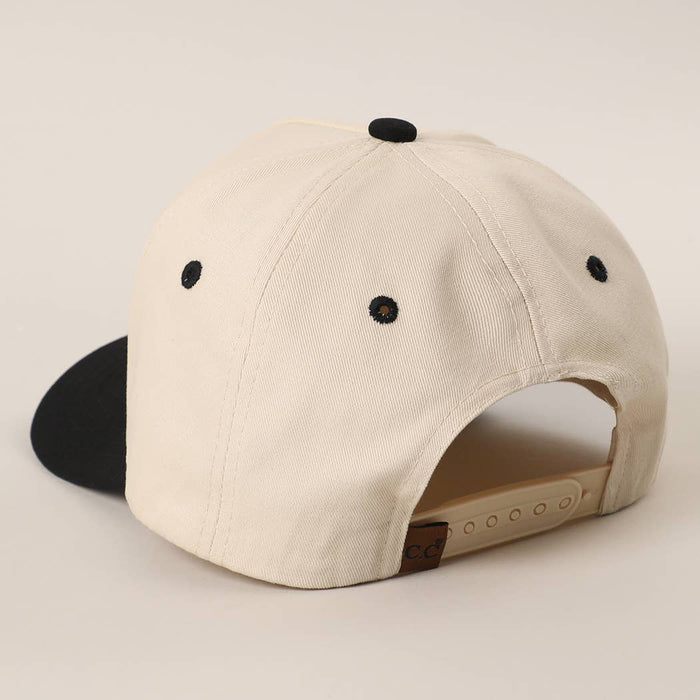 THIS MOM NEEDS A DRINK Embroidered Two-Tone Trucker Hat