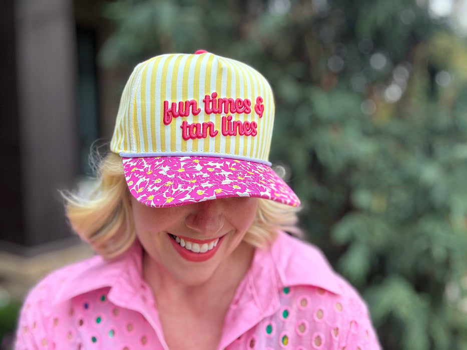"Fun Times & Tan Lines" Baseball Hat