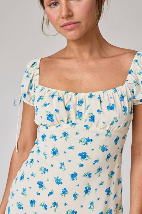 Charlotte Ruffle Puff Sleeve Dress
