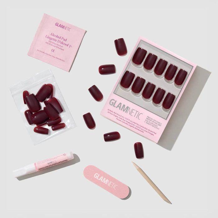 Cherry Mocha Press-On Nails