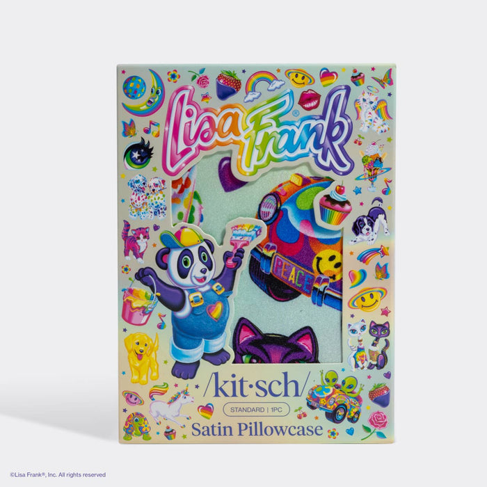 Lisa Frank x Kitsch Satin Pillowcase