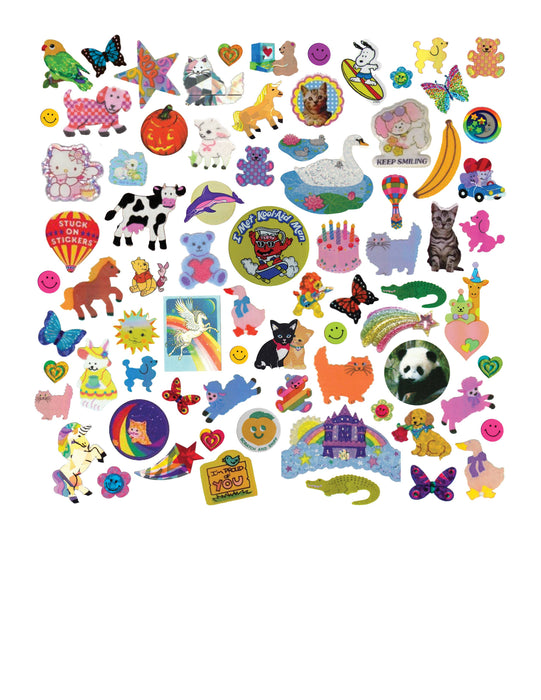 Sticker Collection Art Print