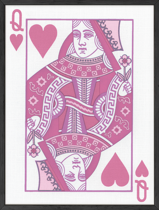 Queen of Hearts Art Print