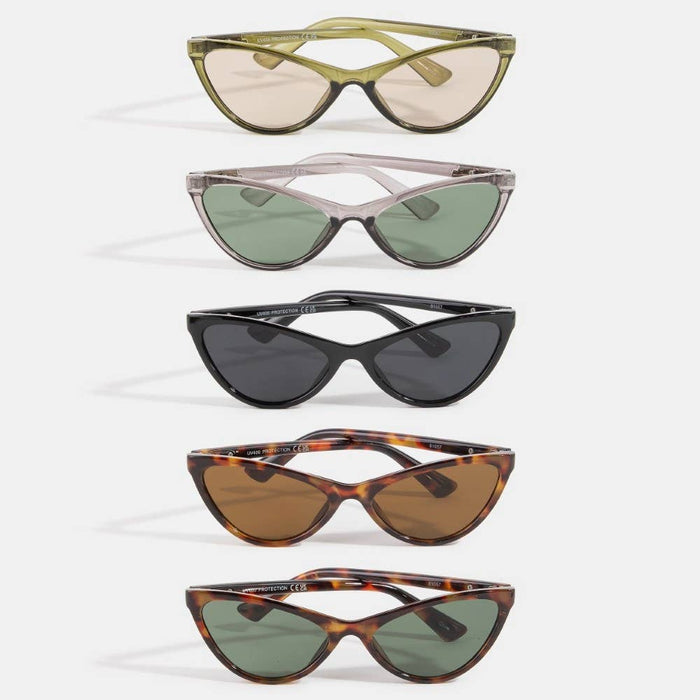 Oversized Cat Eye Sunglasses Set