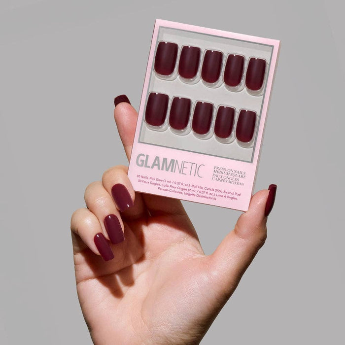 Cherry Mocha Press-On Nails