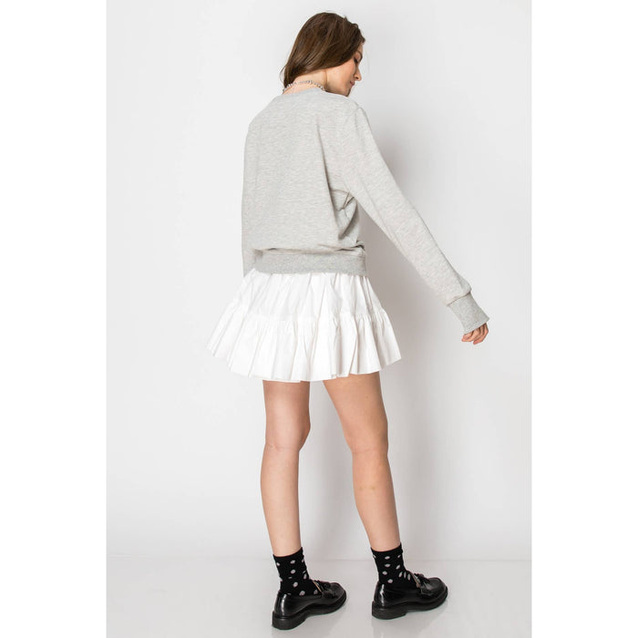 Paris Embroidered Crewneck Sweatshirt