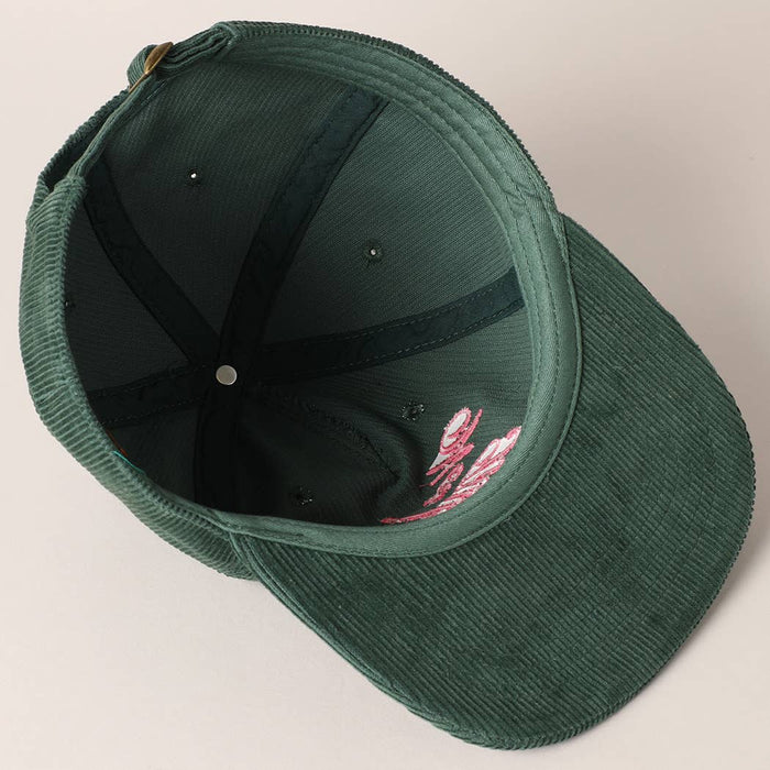 Western Babe Corduroy Cap