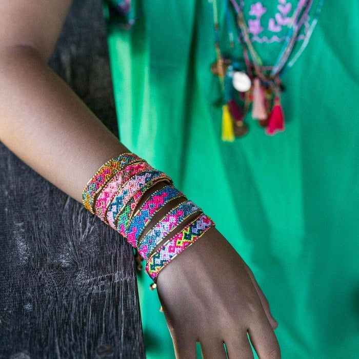 Bali Friendship Bracelet - Electric Lady