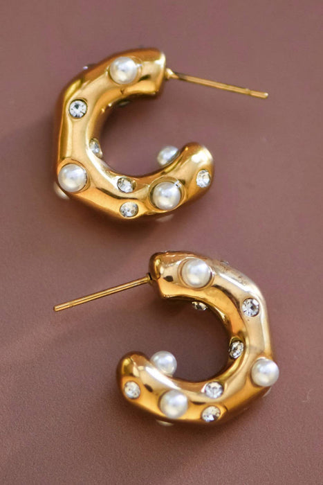 The Golden Hour Hoops-18K Gold