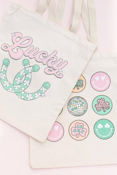 St Patrick Lucky Green Organic Tote Bag