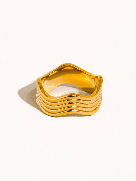 Wavy Ring - 18k Gold