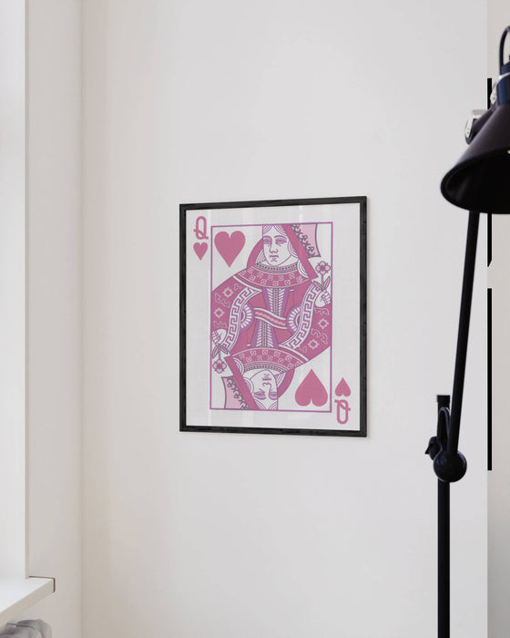 Queen of Hearts Art Print