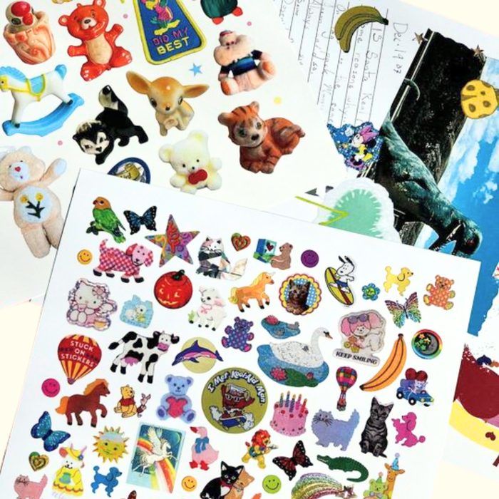 Sticker Collection Art Print