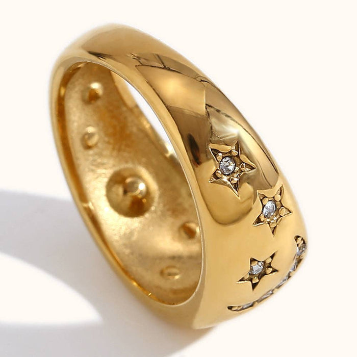 Star Moon Ring