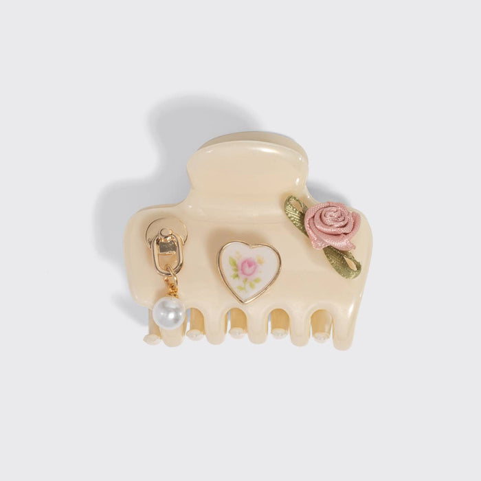 Kitsch Cloud Clip 7pc Set - Pearlized Cream