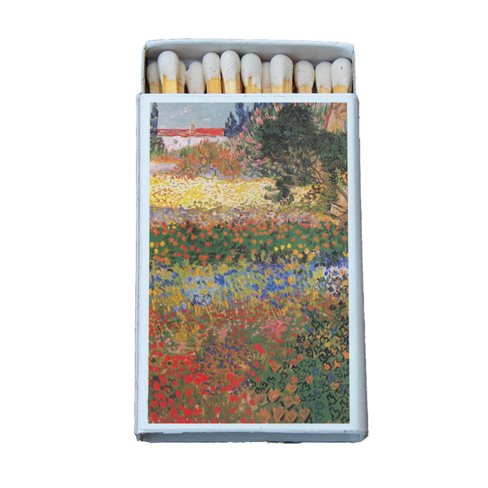 Van Gogh Garden of Flowers Matchbox