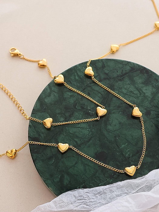 Vivre Petite Heart Necklace 18k Gold