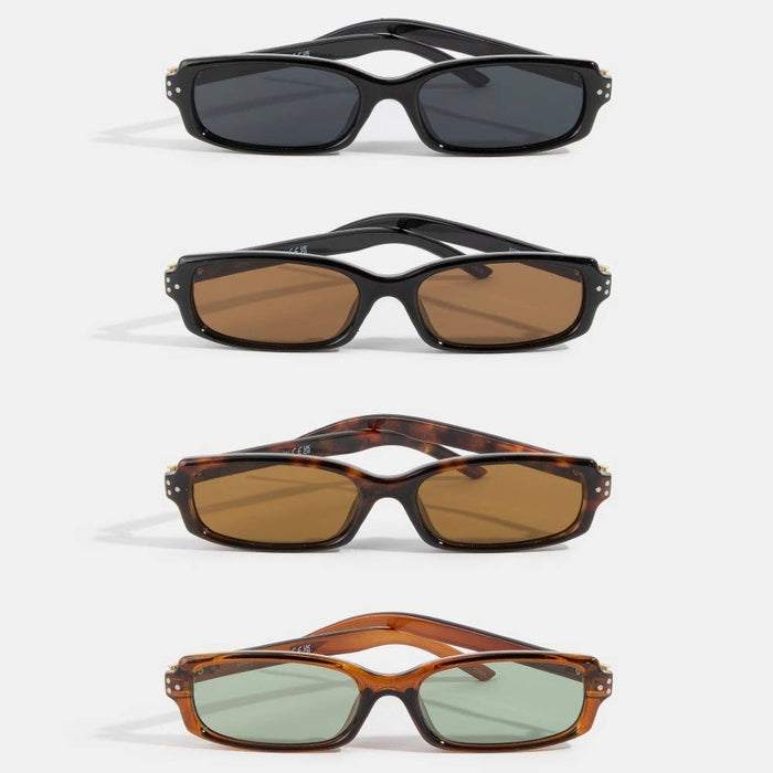 Slim Narrow Rectangle Sunglasses