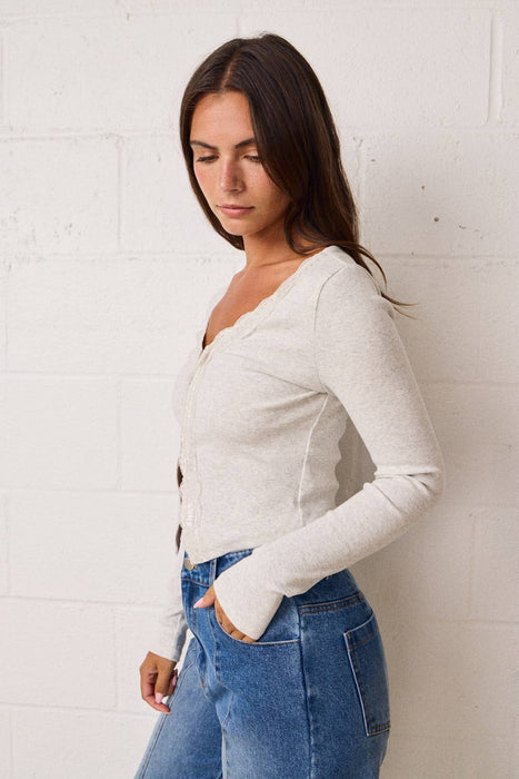 Ribbed Fitted Top