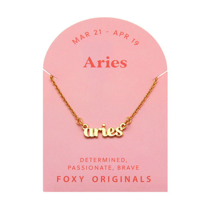 Zodiac Necklaces 14k Gold