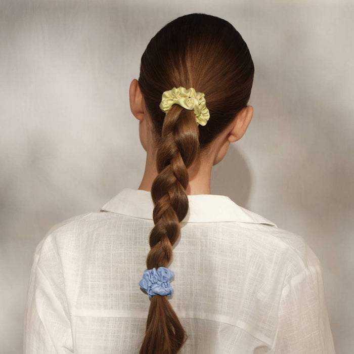 Kitsch Satin Scrunchies Set- Multi-color