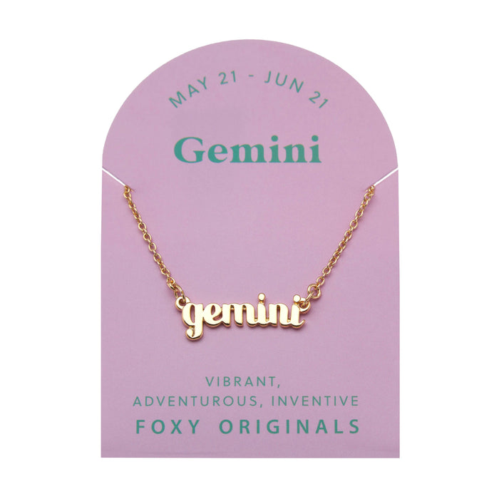 Zodiac Necklaces 14k Gold