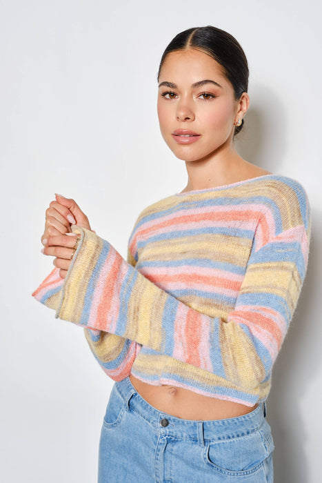 Lennon Striped Sweater