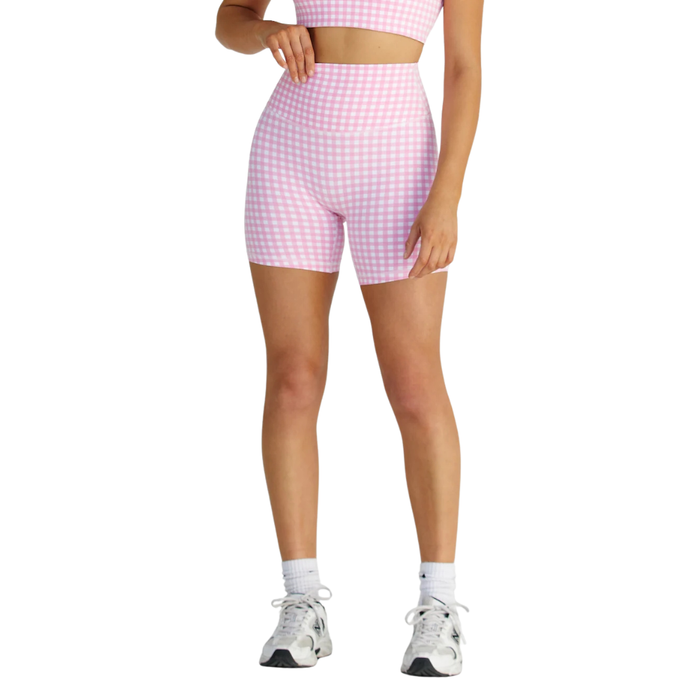 Women's Gingham Athletic Shorts