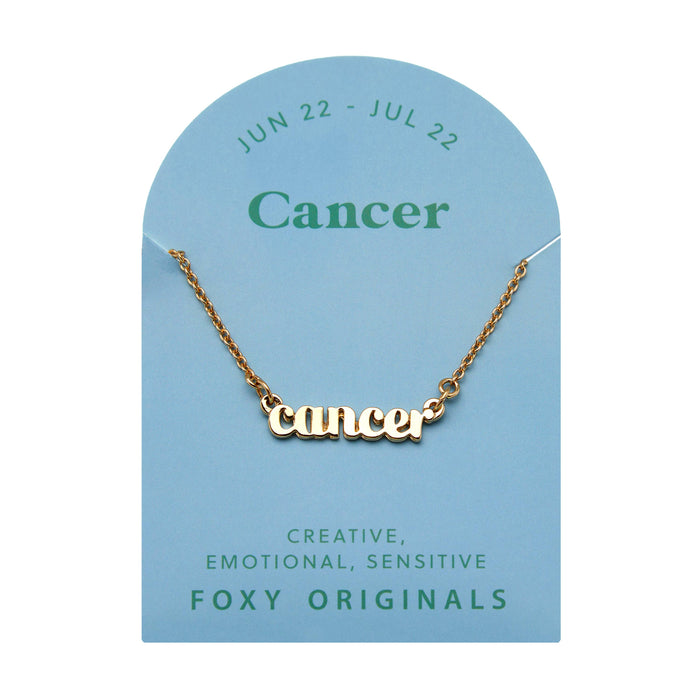 Zodiac Necklaces 14k Gold