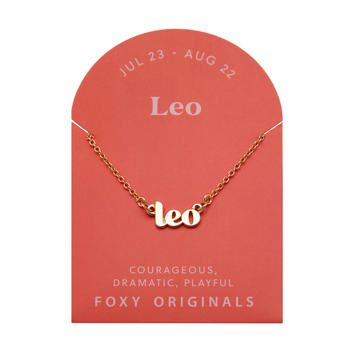Zodiac Necklaces 14k Gold
