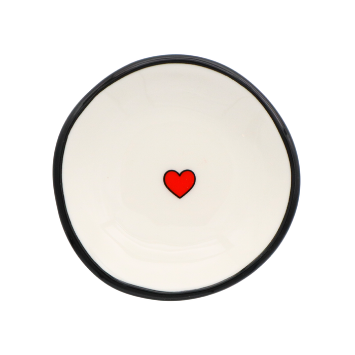Red Hert Ring Dish
